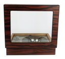 Ver mais imagens de Caixa Umidora de Charutos Tampa em Vidro Kit com Cinzeiro e Cortador Ebony Set