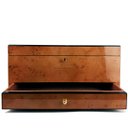 Ver imagem 3 de Caixa Umidificadora de Charutos com Gaveta Design Luxuoso Mapa Mundi