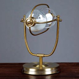 Ampulheta Decorativa Grande 30 Minutos Areia Branca Rotação Globe 31 cm - 5
