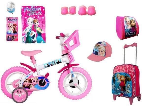 Bicicleta de frozen aro 12 hot sale