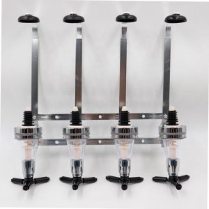 Dispenser de Bebidas Dispensador Dosador De Parede 4 Garrafas