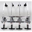 Ver mais imagens de Dispenser de Bebidas Dispensador Dosador De Parede 4 Garrafas