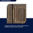 Ver imagem 7 de Guarda-Roupa Solteiro com Espelho 8 Portas 2 Gavetas Rio Branco Marrom/Imbuia