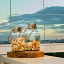 Ver imagem 3 de Garrafa Porta Rolha De Vinho Champanhe Luxo Vaso Decoração 26 cm