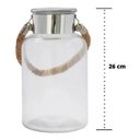 Ver imagem 1 de Garrafa Porta Rolha De Vinho Champanhe Luxo Vaso Decoração 26 cm