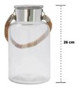 Ver imagem 1 de Garrafa Porta Rolha De Vinho Champanhe Luxo Vaso Decoração 26 cm