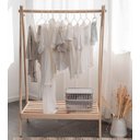 Ver mais imagens de CAIXA ORGANIZADORA CESTO DE PLÁSTICO EMPILHÁVEL COM TAMPA:Branco/Cinza