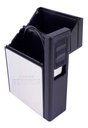 Ver imagem 4 de Cigarreira Focus Portátil Com Isqueiro Elétrico USB Recarregável - Prata