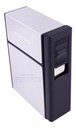 Ver imagem 1 de Cigarreira Focus Portátil Com Isqueiro Elétrico USB Recarregável - Prata