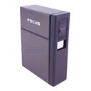 Ver imagem 5 de Cigarreira Focus Portátil Com Isqueiro Elétrico USB Recarregável - Chumbo