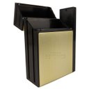 Ver imagem 4 de Cigarreira Focus Portátil com Isqueiro Elétrico Usb Recarregável - Dourada