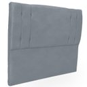 Ver imagem 4 de Cabeceira Casal Cama Box Estofada Camille 140 Cm Veludo