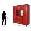 Ver imagem 3 de Guarda-Roupa Casal com Espelho 6 Portas Rio Branco Rodmóveis