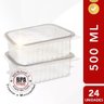 Marmita com Tampa para Freezer e Microondas 500 Ml 24un Prafesta - 3