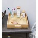 Ver imagem 6 de BANDEJA EM BAMBU RETANGULAR TEXTURA PALHA EXTRA GRANDE