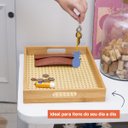 Ver imagem 3 de Bandeja em Bambu Retangular Textura Palha:Bambu Natural