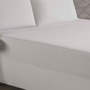 Ver imagem 2 de Jogo de Cama Casal Nobre 3 Peças Luva de Box 55cm de Altura Malha 100% Algodão - Branco
