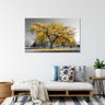 Quadro Decorativo Paisagem Arvore Amarela - 120x80 cm - 5