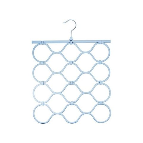 CABIDE PARA ACESSÓRIOS DOBRÁVEL PORTÁTIL AZUL 18 NICHOS