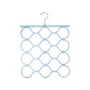 Ver imagem 1 de CABIDE PARA ACESSÓRIOS DOBRÁVEL PORTÁTIL AZUL 18 NICHOS