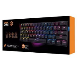 MINI TECLADO PROFISSIONAL GAMER MECANICO OEX ZIGGY PRETO - 3