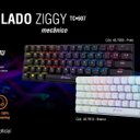 Ver imagem 2 de MINI TECLADO PROFISSIONAL GAMER MECANICO OEX ZIGGY PRETO
