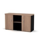 Ver imagem 1 de Armário para Escritório Baixo 2 Portas Credenza PE40 Pandin Móveis