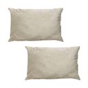 Ver imagem 1 de Kit 2 Capas para Almofada em Veludo Liso Retangular
