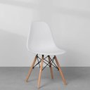 Ver imagem 2 de Conjunto Mesa Square Redonda 88cm com 2 Cadeiras Eiffel - Branco