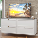 Ver imagem 1 de Rack para TV até 70 Polegadas 160cm 4 Gavetas Branco Vik Madesa 04