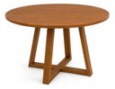 Ver imagem 4 de Mesa de Jantar Cozinha Redonda 90cm Madeira MDF Freijó 5 Lugares