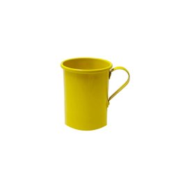 Caneca Aluminio Amarela e Vermelha 375ml Cappucino Drink 2un - 2