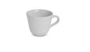 Ver imagem 1 de CONJUNTO 6 XÍCARA PARA CAFÉ BRANCA RELEVO SEM PIRES 65ml