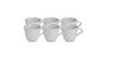 Ver imagem 2 de CONJUNTO 6 XÍCARA PARA CAFÉ BRANCA RELEVO SEM PIRES 65ml