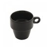 Xícara de Café de Cerâmica Empilhável Preta 90ml- Lyor - 2