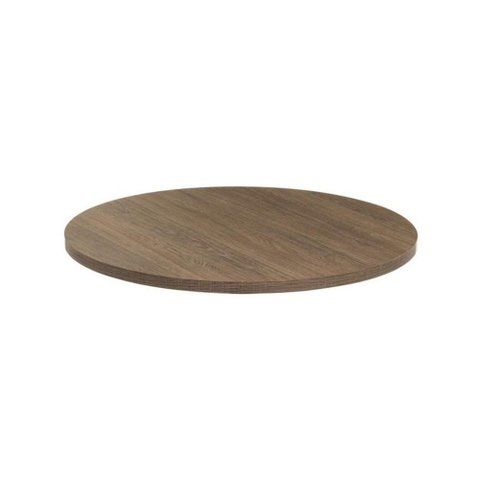 Tampo de Mesa Imbuia Redondo 80cm em Madeira Ór Design