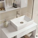 Ver imagem 3 de Gabinete Armário de Banheiro Paris com Cuba - Branco