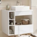 Ver imagem 2 de Gabinete Armário de Banheiro Paris com Cuba - Branco