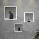 Ver imagem 6 de Kit 3 Nichos Decoração Quarto Bebe Sala Coznha 3 Peças 302520x10