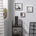 Ver imagem 3 de Kit 3 Nichos Decoração Quarto Bebe Sala Coznha 3 Peças 302520x10