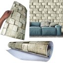 Ver imagem 3 de Papel de Parede Kit com 15 Adesivo Decorativo Marmore Madeira