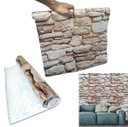 Ver imagem 1 de Papel de Parede Kit com 15 Adesivo Decorativo Marmore Madeira