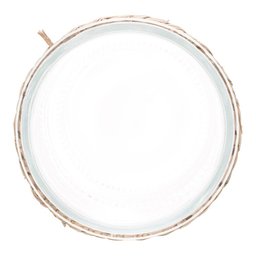 Vaso de Vidro e Fibra Natural 8,5x15,5cm - 4
