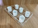 Ver imagem 6 de Bandeja Acrílico Transparente Bisotê 30 X 20 X 5 X 6 Mm Esp.