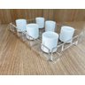 Bandeja Acrílico Transparente Bisotê 30 X 20 X 5 X 6 Mm Esp. - 3
