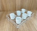 Ver imagem 7 de Bandeja Acrílico Transparente Bisotê 30 X 20 X 5 X 6 Mm Esp.