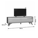 Ver imagem 3 de Rack para Tv 75" com Led 2gv Austria:naturalle/off