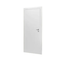 Ver imagem 3 de Kit Porta De Madeira Melamínico Lisa Branco 60x210x7.5cm - Com Fechadura Para Banheiro - Randa Esque