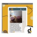 Ver imagem 4 de Puff Guima Argola Redondo - Mostarda / Base Dourada