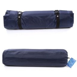 Colchão Inflavel Automatico Enche Sozinho Camping Dormir Azul - 1